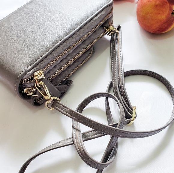 Korean gray wallet purse - Picture 3 of 5